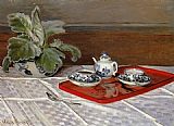 Tea Set by Claude Monet